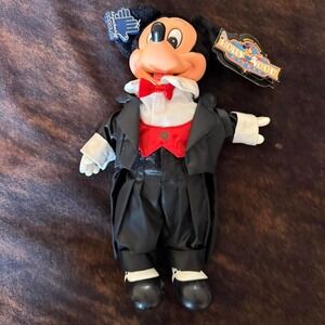 Vintage Mickey Mouse Conductor Doll